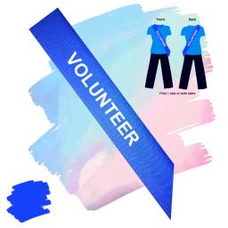 Volunteer Royal Blue Polyester Sash.jpg