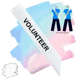 Volunteer White Polyester Sash.jpg