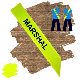 Marshals Flo Yellow Polyester Sash.jpg