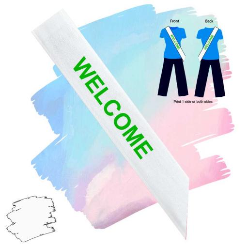 Polyester Welcome Sash White-Green Text.jpg