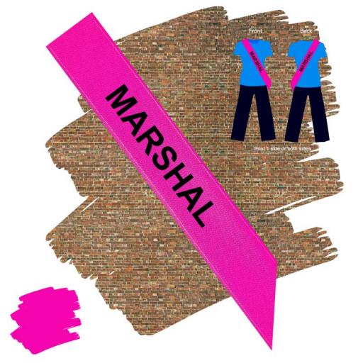 Marshal Flo Pink Polyester Sash.jpg