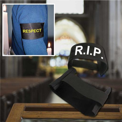 Adults Black Mourning Armbands