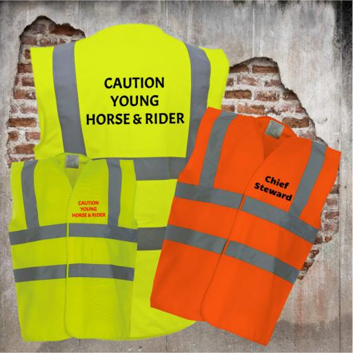 Personalised Hi Vis Safety Vests