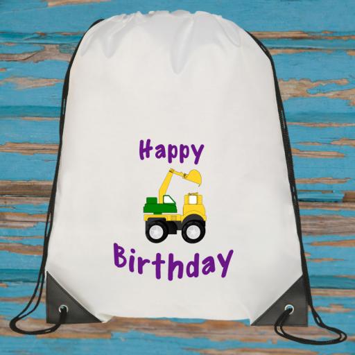 Personalised Drawstring Backpack Full Colour