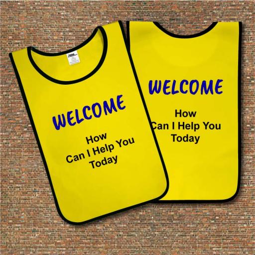 Personalised Polyester Tabards - Adults