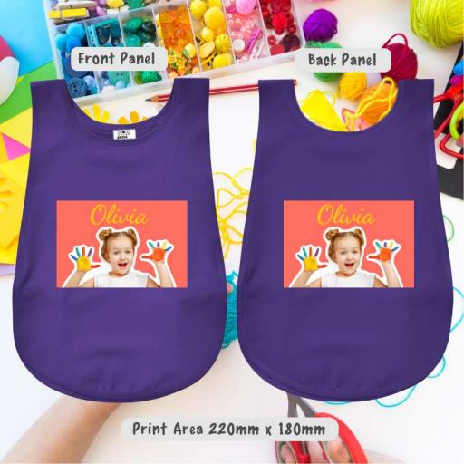 Kids Polycotton Tabards Personalised