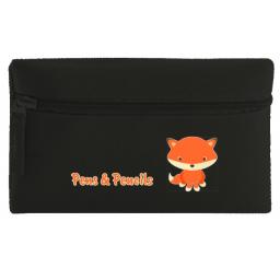 personalised large pencil case cute fox