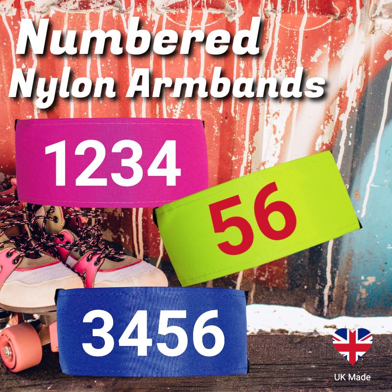 Numbered Nylon Armbands