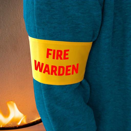 Wide Fire Warden Nylon Armbands
