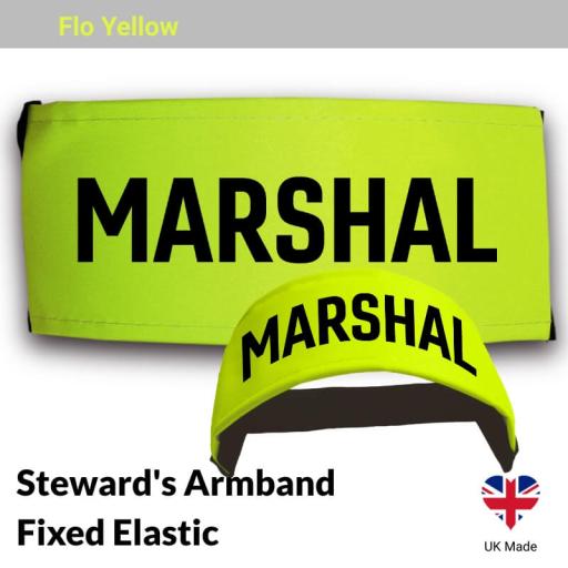 Marshal Armbands with Fixed Elastic