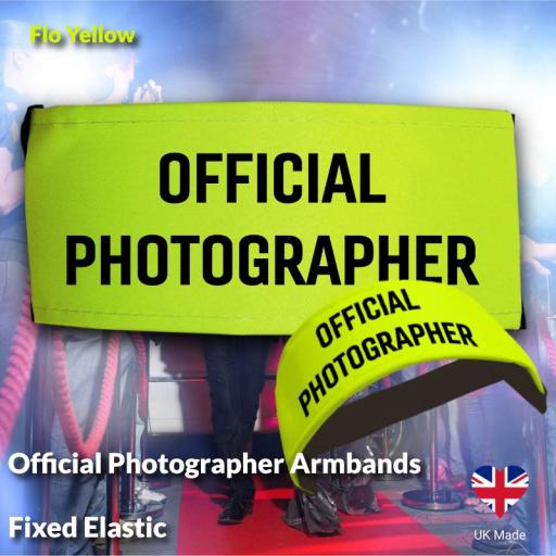 Official Photographers ID Armbands