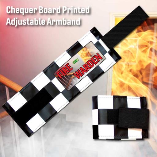 Chequer Board Armbands Full Colour