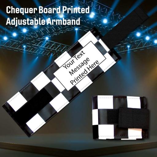 Chequer Board Adjustable Armbands