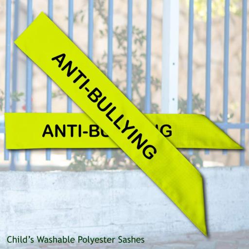 Anti-Bullying Polyester Children's ID Sashes