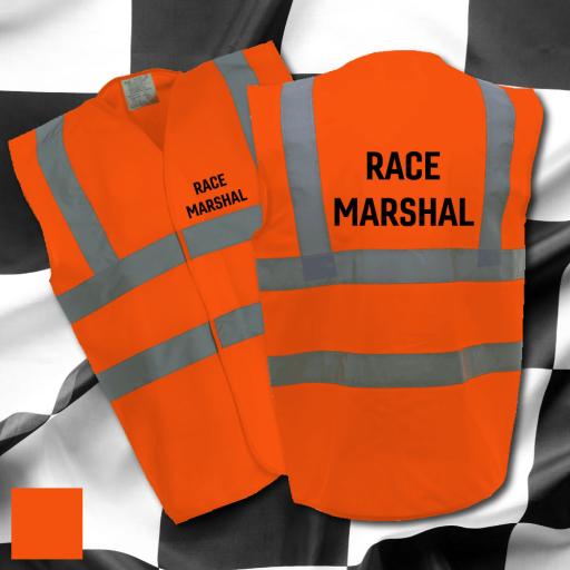 Race Marshal Hi Vis Safety Vests