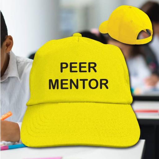 Kids Baseball Caps Printed Peer Mentor