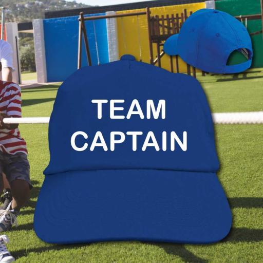 Team Captain Kids Baseball Caps