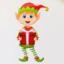 Santa's Little Helper- Boy Elf Button Badge Swatch