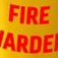 Wide Fire Warden Nylon Armbands Swatch