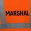 Hi Vis Safety Vests Printed Marshal Swatch